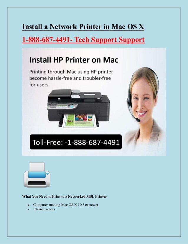 install hp printer for mac